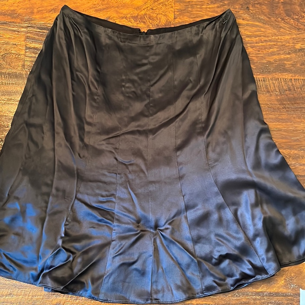 Authentic Chanel silk skirt